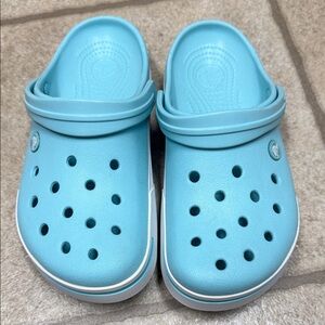 CROCS Light Blue Mules